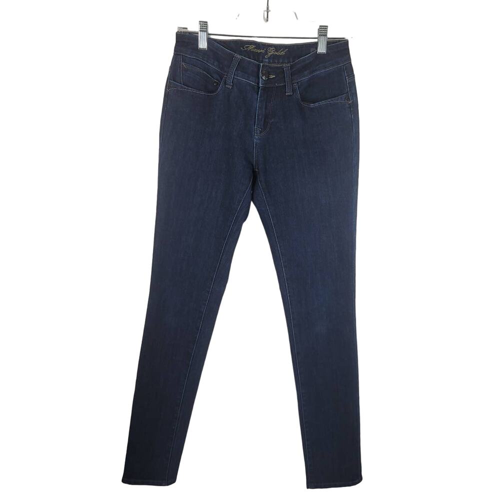 Mavi Gold Alexa Dark Blue Mid-Rise Super Skinny Jeans 26/32